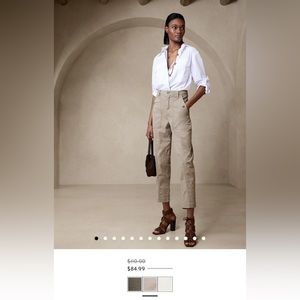 NWT Banana Republic The Barrell Pant - size 4R (fits size 8)